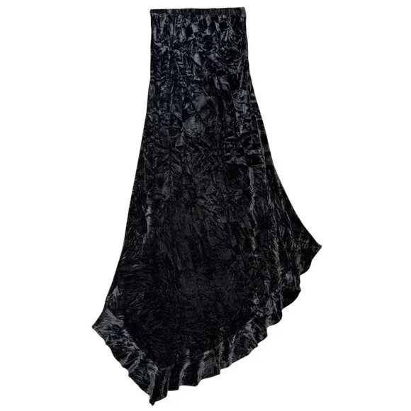 NWT URBAN OUTFITTERS SILENCE + NOISE VELVET MIDI DRESS BLACK WHIMSIGOTH MEDIUM - Picture 6 of 10